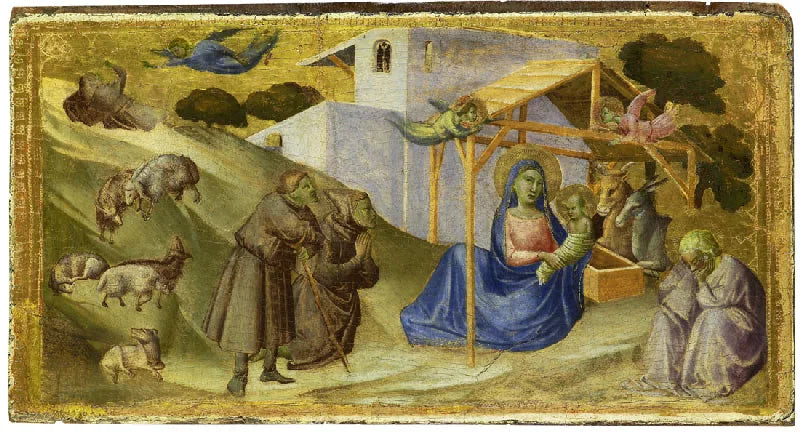 L'Adoration des bergers - Taddeo Gaddi