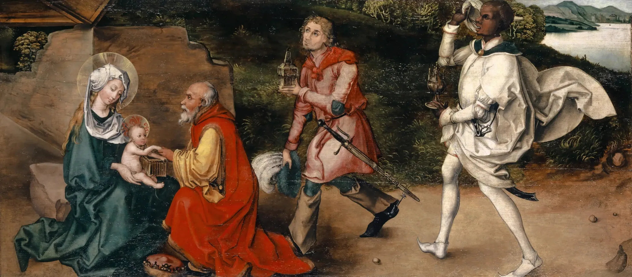 L'adoration des mages - Albrecht Dürer image 1 reproduction de peinture à l’huile
