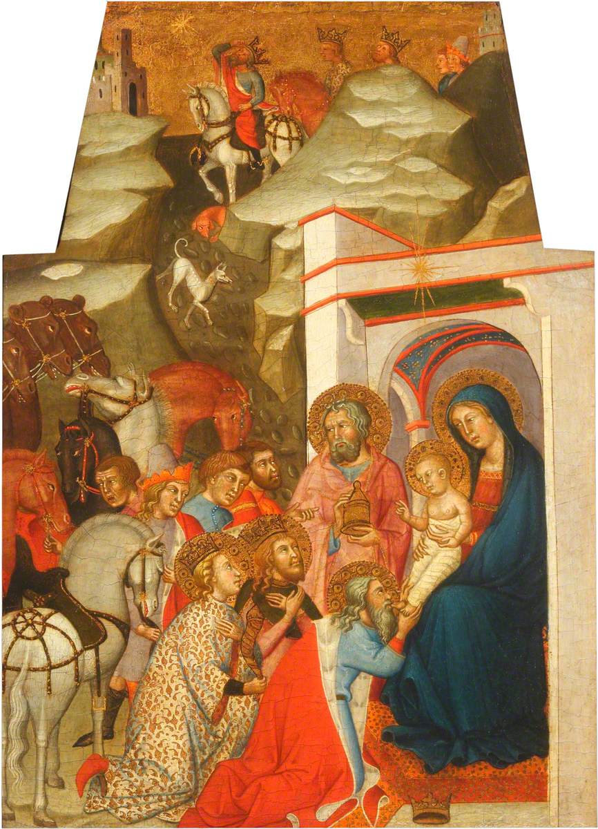 L'Adoration des Mages - Bartolo di Fredi image 1 copie peinte à la main à l’huile