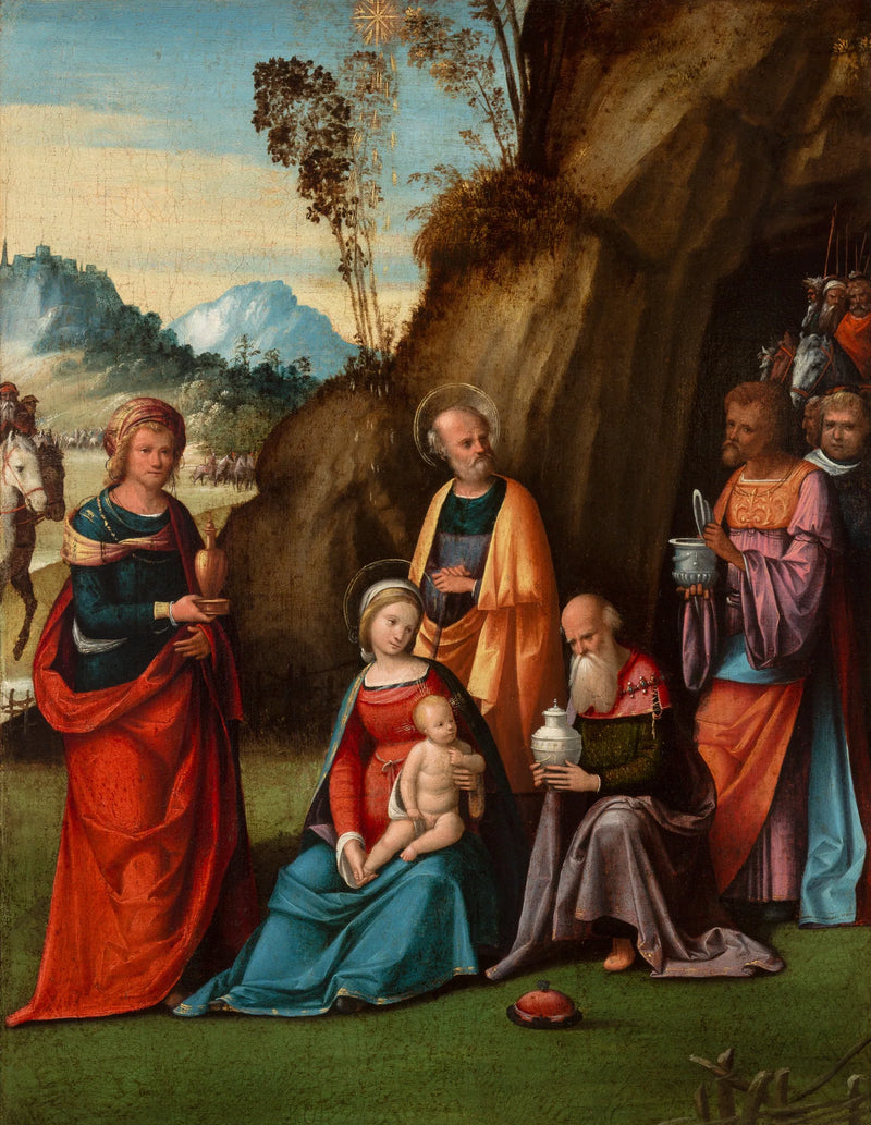 L'Adoration des Mages - Benvenuto Tisi