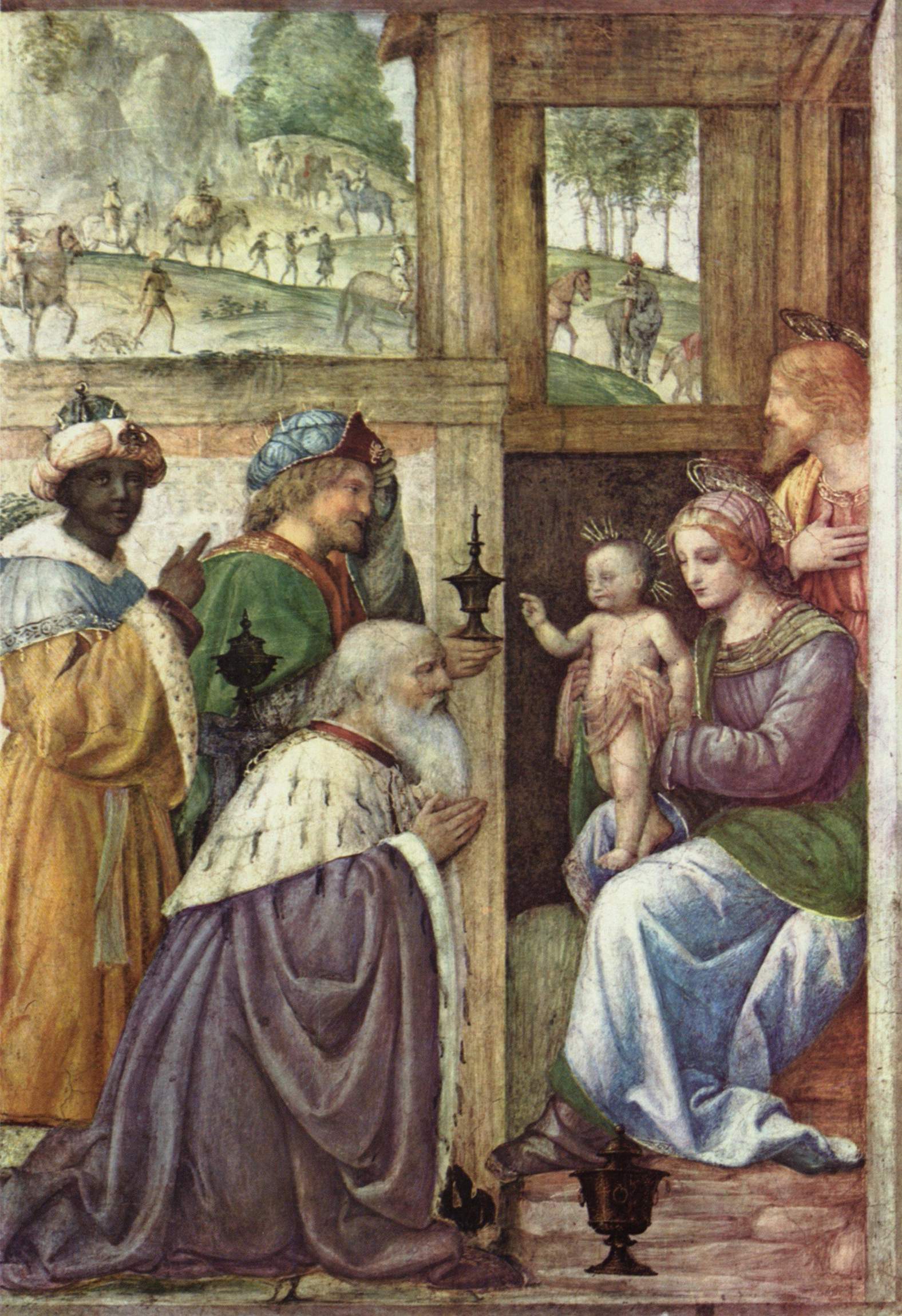 L'Adoration des Mages - Bernardino Luini image 1 reproduction d’œuvre d’art à l’huile