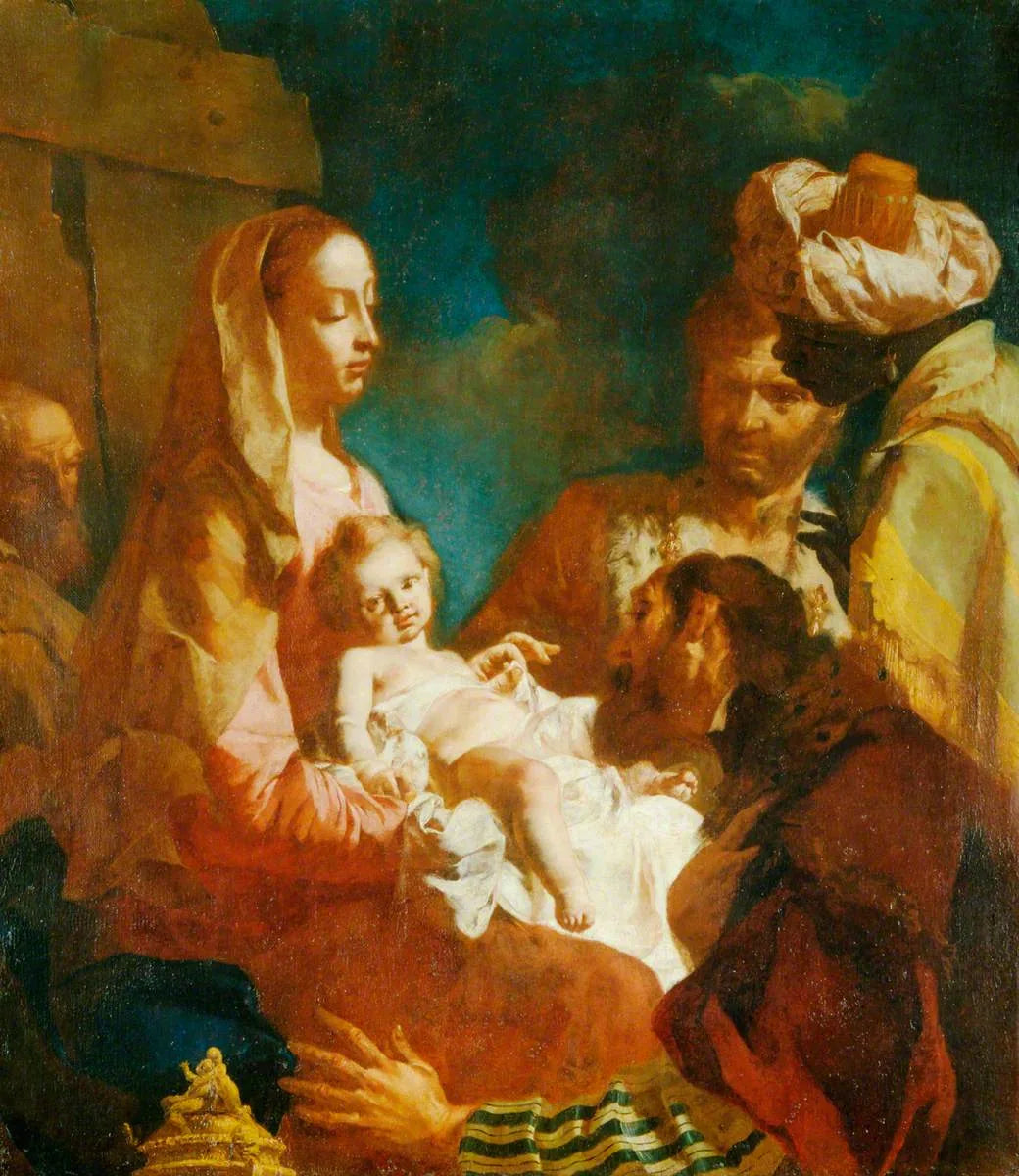 L'Adoration des Mages - Giovanni Battista Piazzetta image 1 reproduction artisanale de tableau