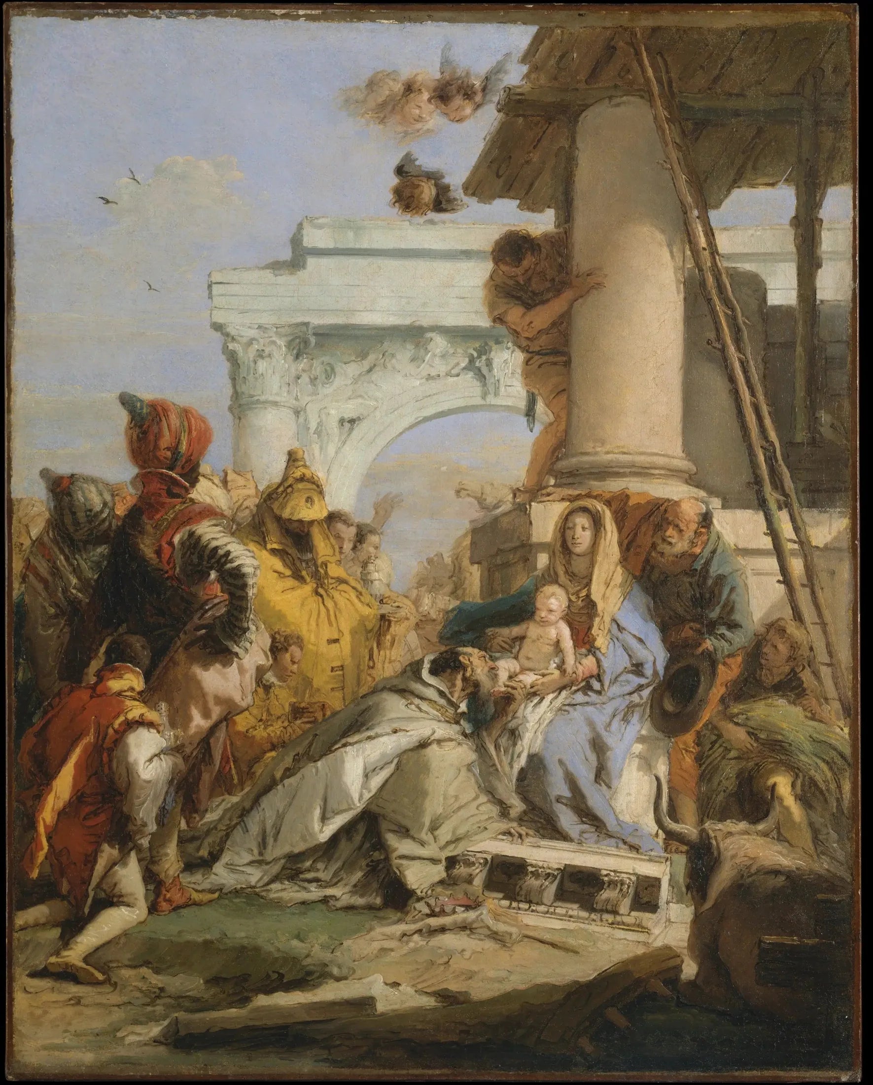 L'Adoration des mages - Giovanni Battista Tiepolo image 1 tableau peint à l’huile sur toile
