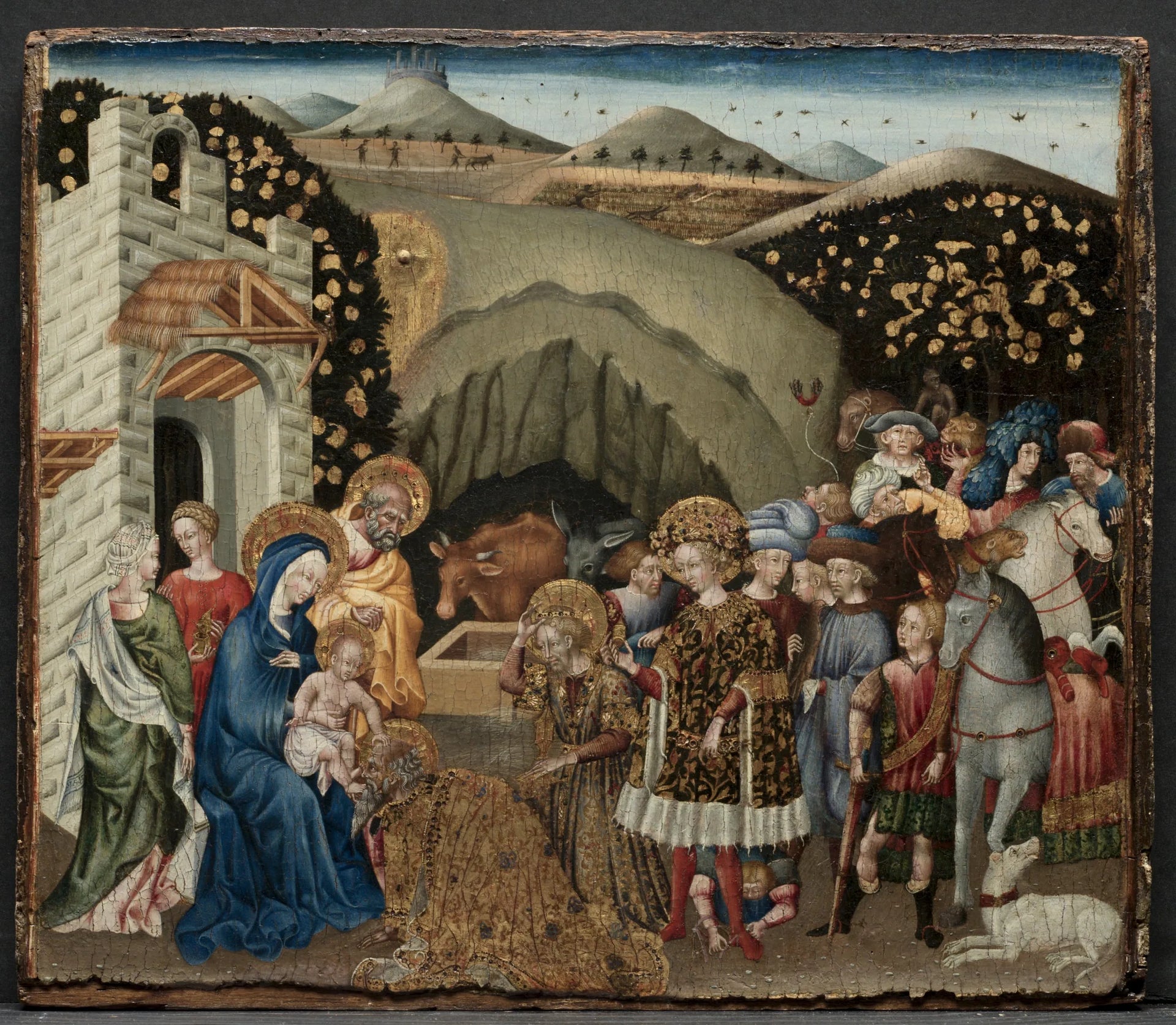 L'Adoration des Mages - Giovanni di Paolo image 1 tableau peint à l’huile sur toile