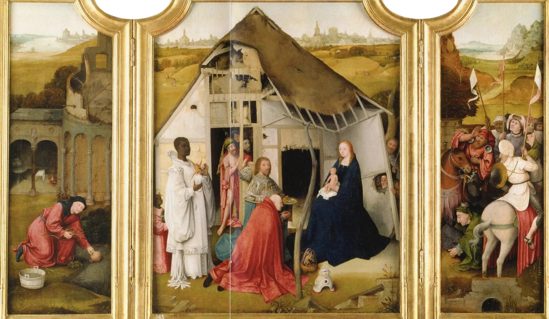 L'Adoration des mages - Hieronymus Bosch image 1 copie de tableau peinte à la main