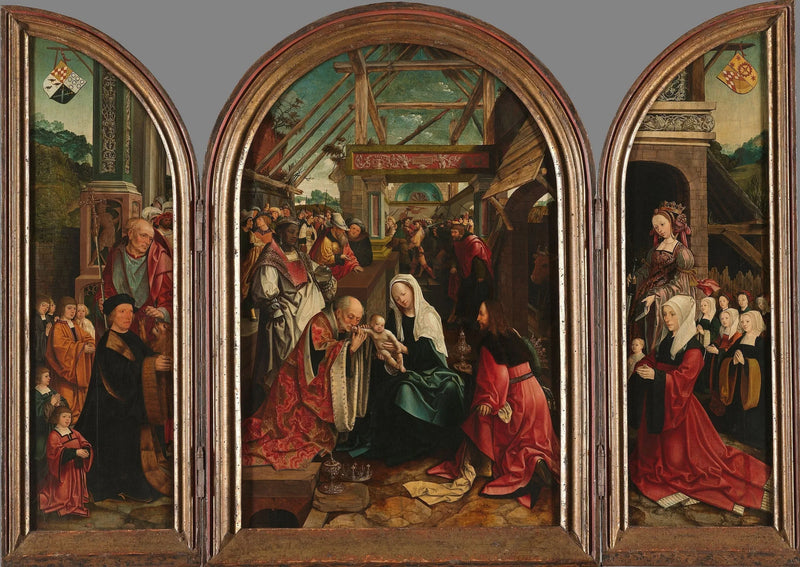 L'Adoration des mages - Jacob Cornelisz van Oostsanen