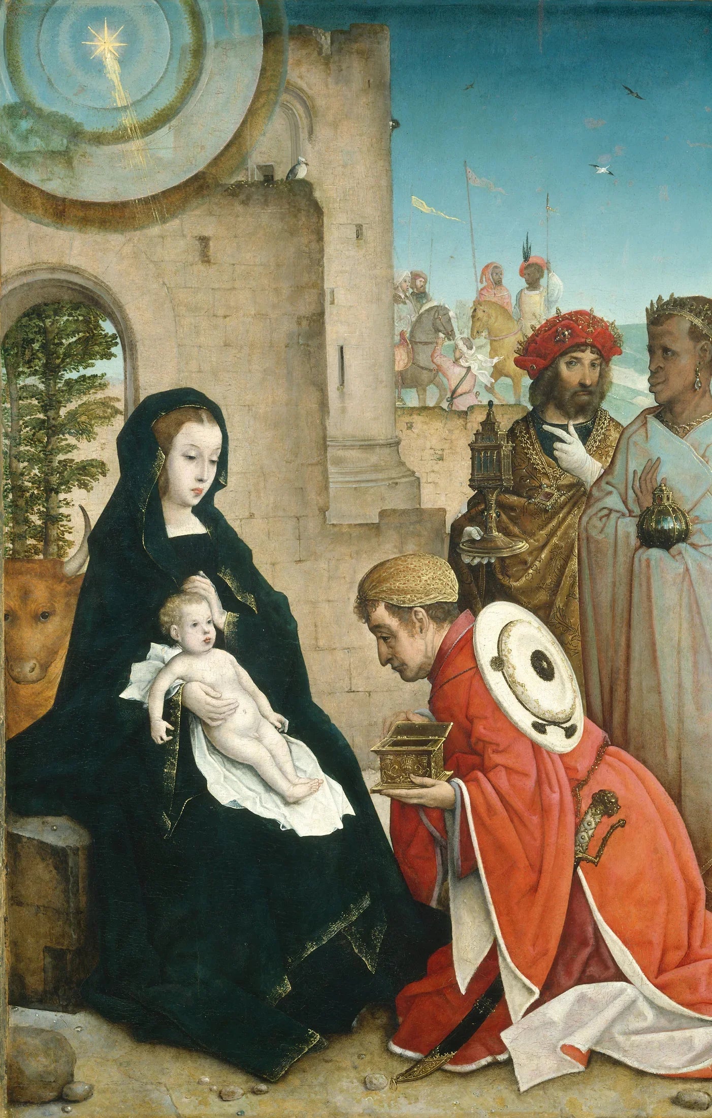 L'Adoration des mages - Juan de Flandes image 1 reproduction artisanale de tableau