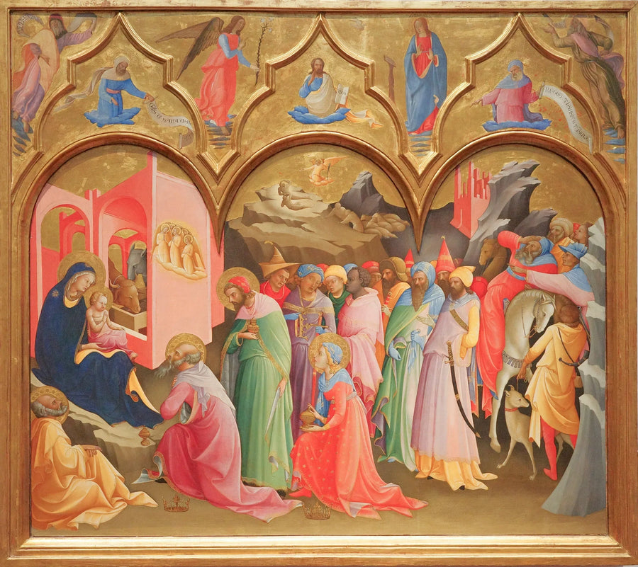 L'Adoration des mages - Lorenzo Monaco image 1 reproduction de peinture à l’huile