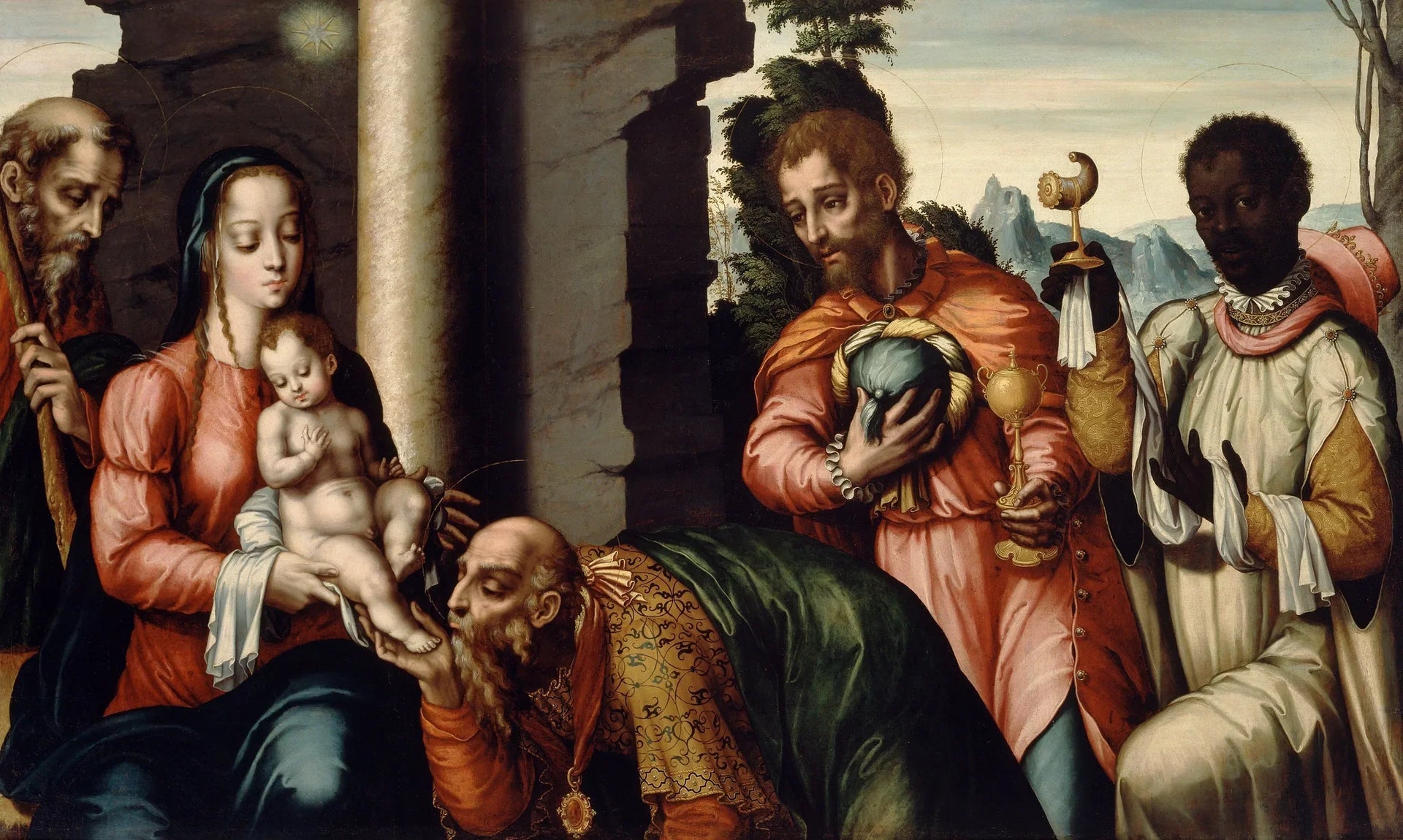 L'Adoration des mages - Luis de Morales image 1 reproduction d’œuvre d’art à l’huile