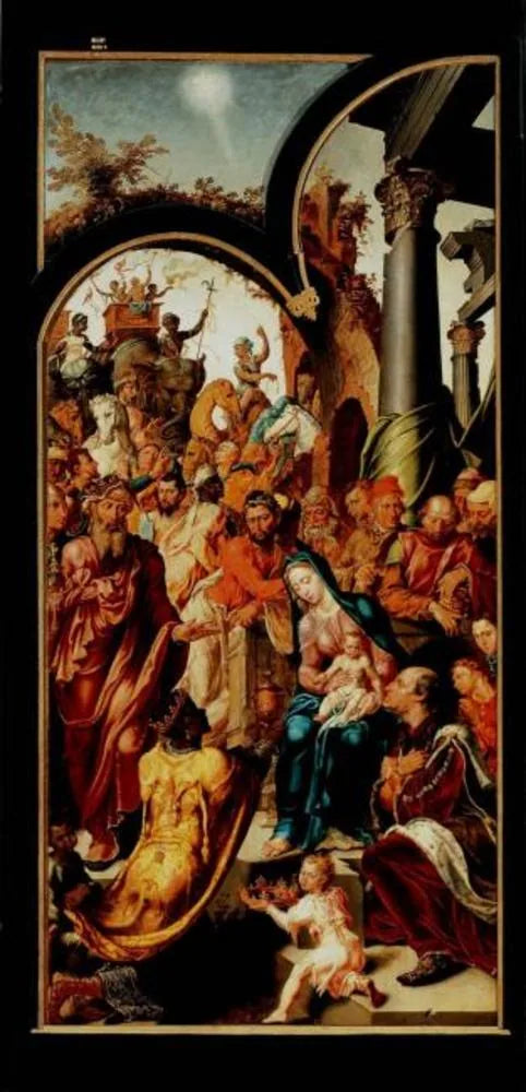 L'Adoration des mages - Maarten van Heemskerck image 1 tableau peint à l’huile sur toile