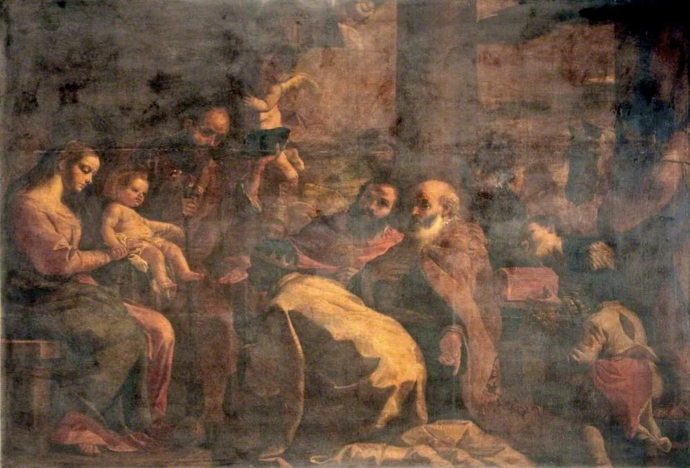 L'Adoration des Mages - Mattia Preti image 1 copie peinte à la main à l’huile