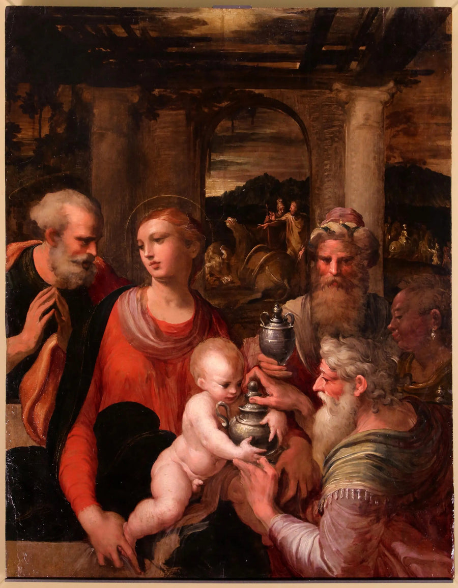 L'Adoration des mages - Parmigianino
