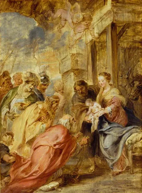 L'Adoration des Mages - Peter Paul Rubens image 1 copie de tableau peinte à la main