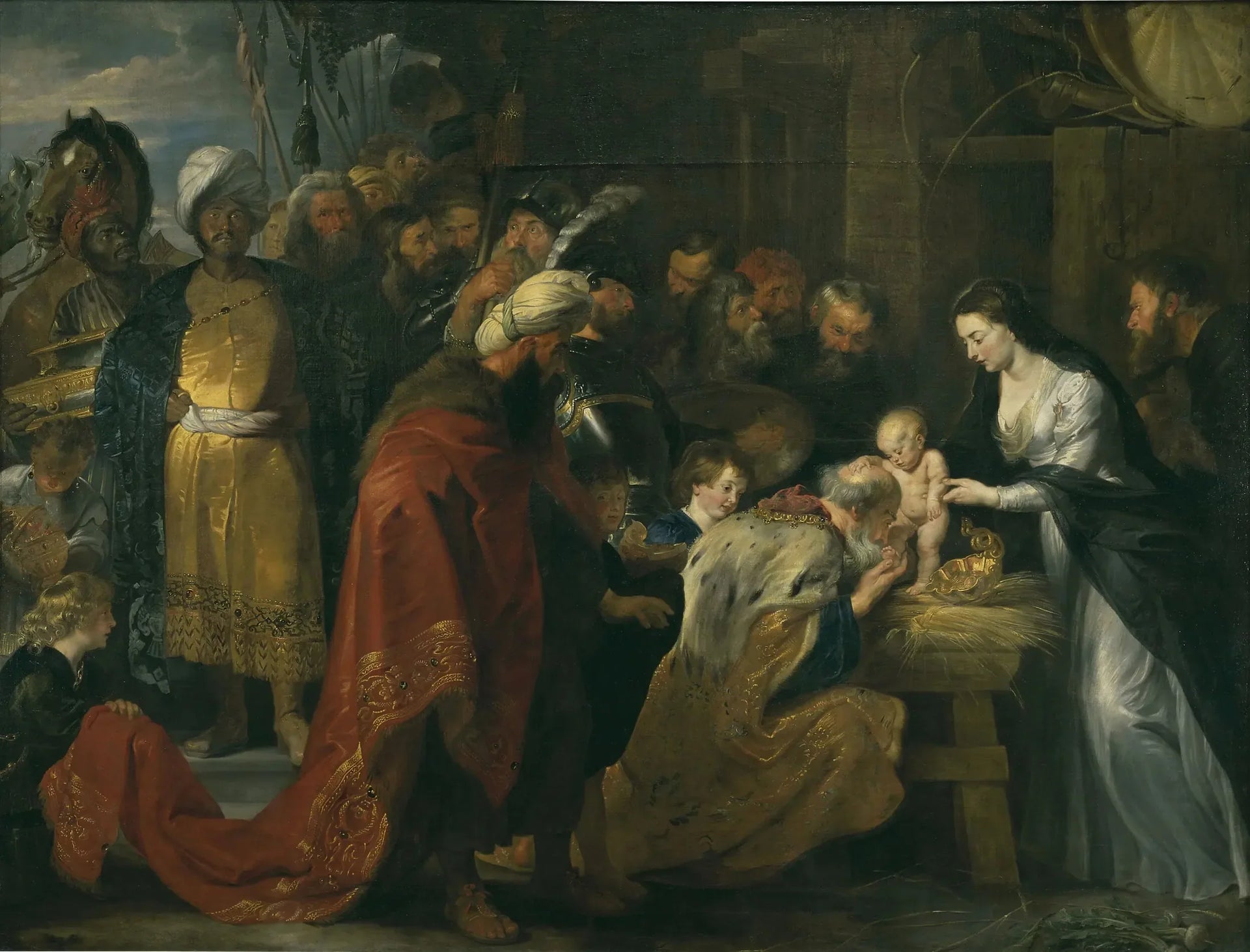 L'Adoration des mages - Peter Paul Rubens image 1 reproduction de peinture à l’huile
