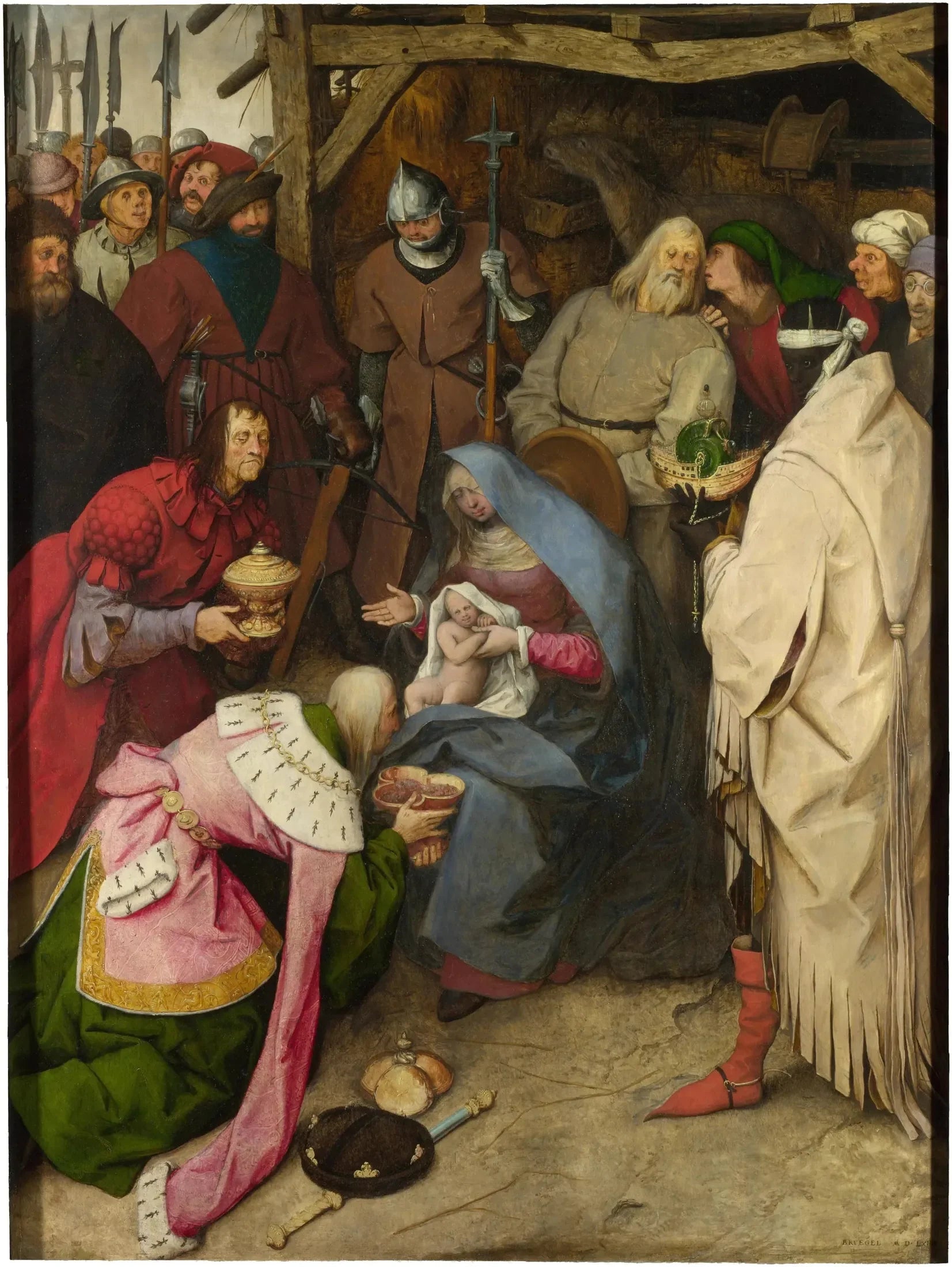 L'Adoration des mages - Pieter Brueghel the Elder image 1 reproduction artisanale de tableau