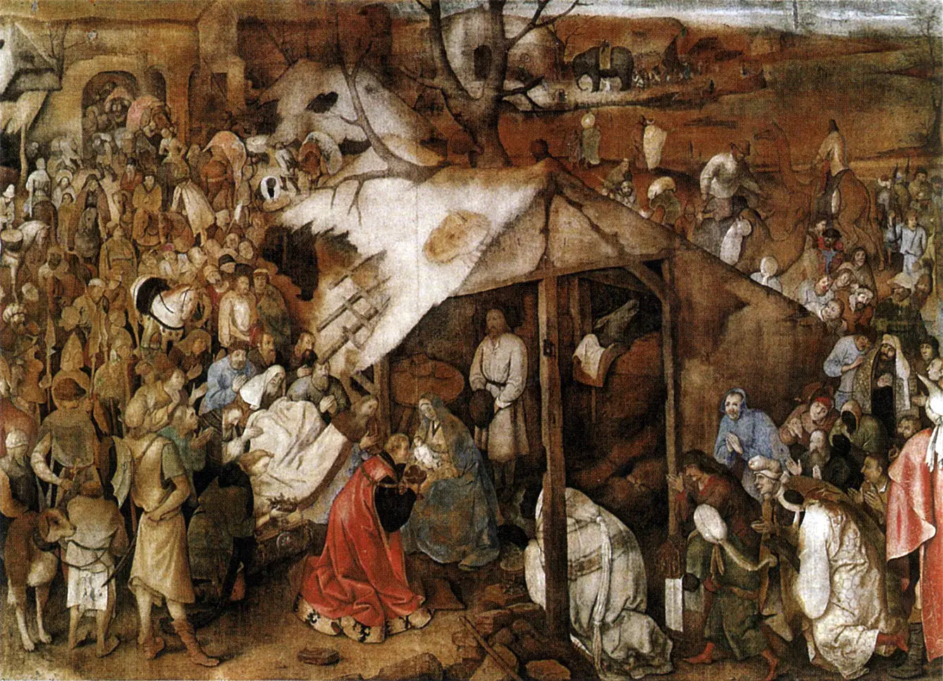 L'Adoration des mages - Pieter Brueghel the Elder image 1 reproduction réalisée par Alpha Reproduction