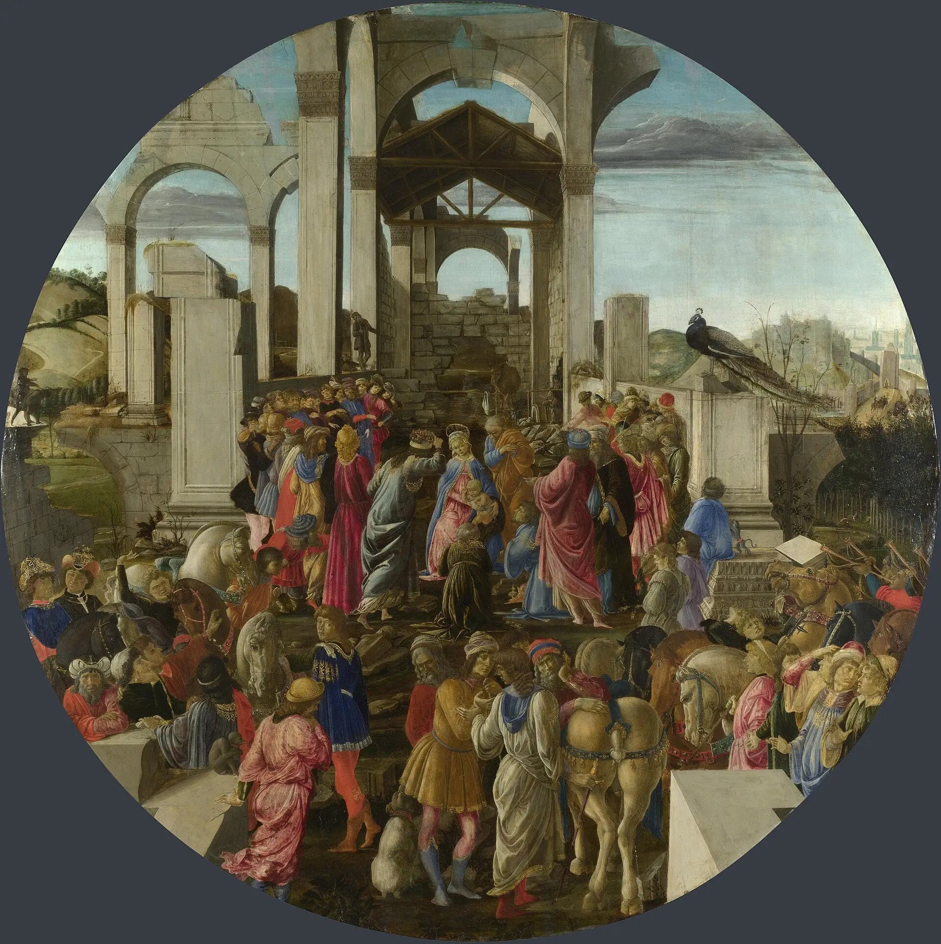 L'Adoration des mages - Sandro Botticelli image 1 reproduction d’œuvre d’art à l’huile