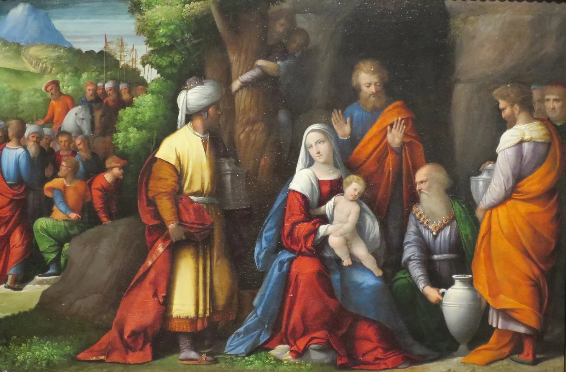 L'Adoration des Rois mages - Benvenuto Tisi image 1 reproduction de peinture à l’huile