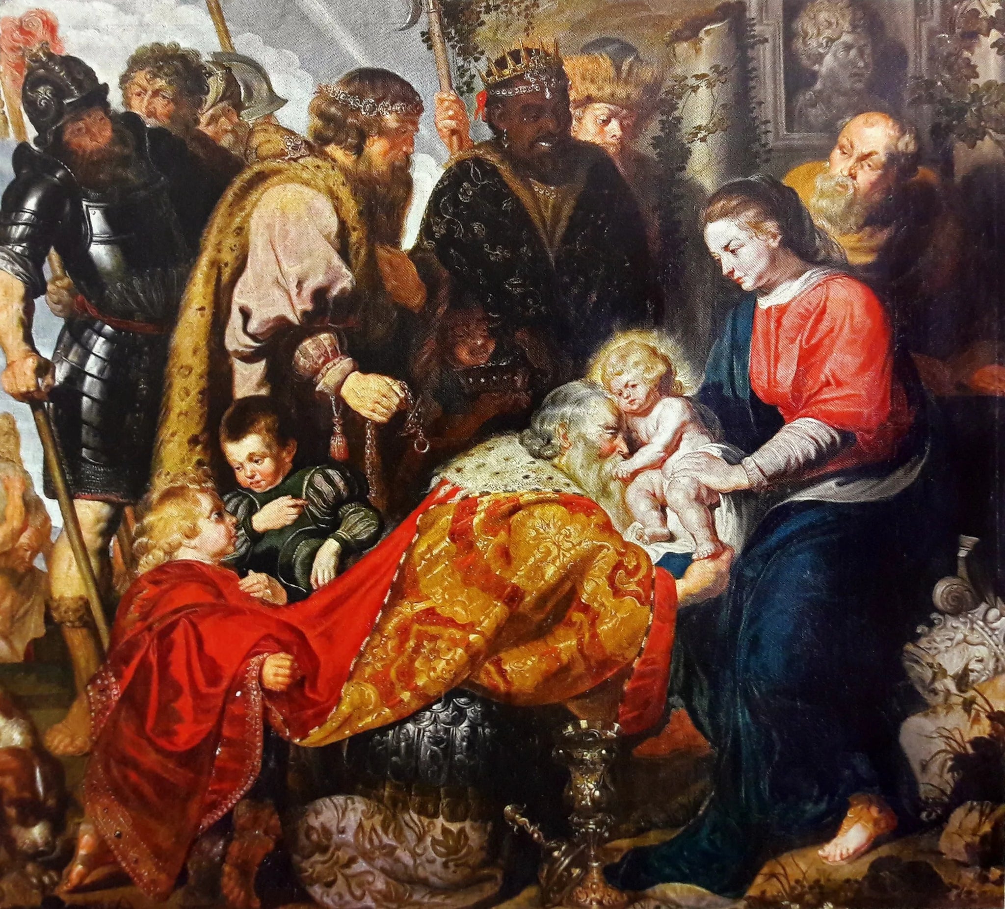 L'Adoration des Rois Mages. - Jacob Jordaens image 1 reproduction artisanale de tableau
