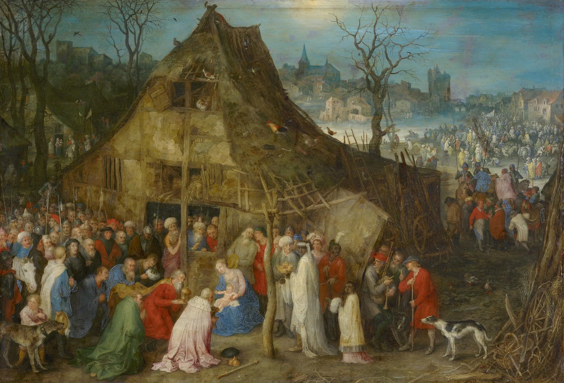 L'Adoration des Rois mages - Jan Brueghel l'Ancien image 1 reproduction artisanale de tableau