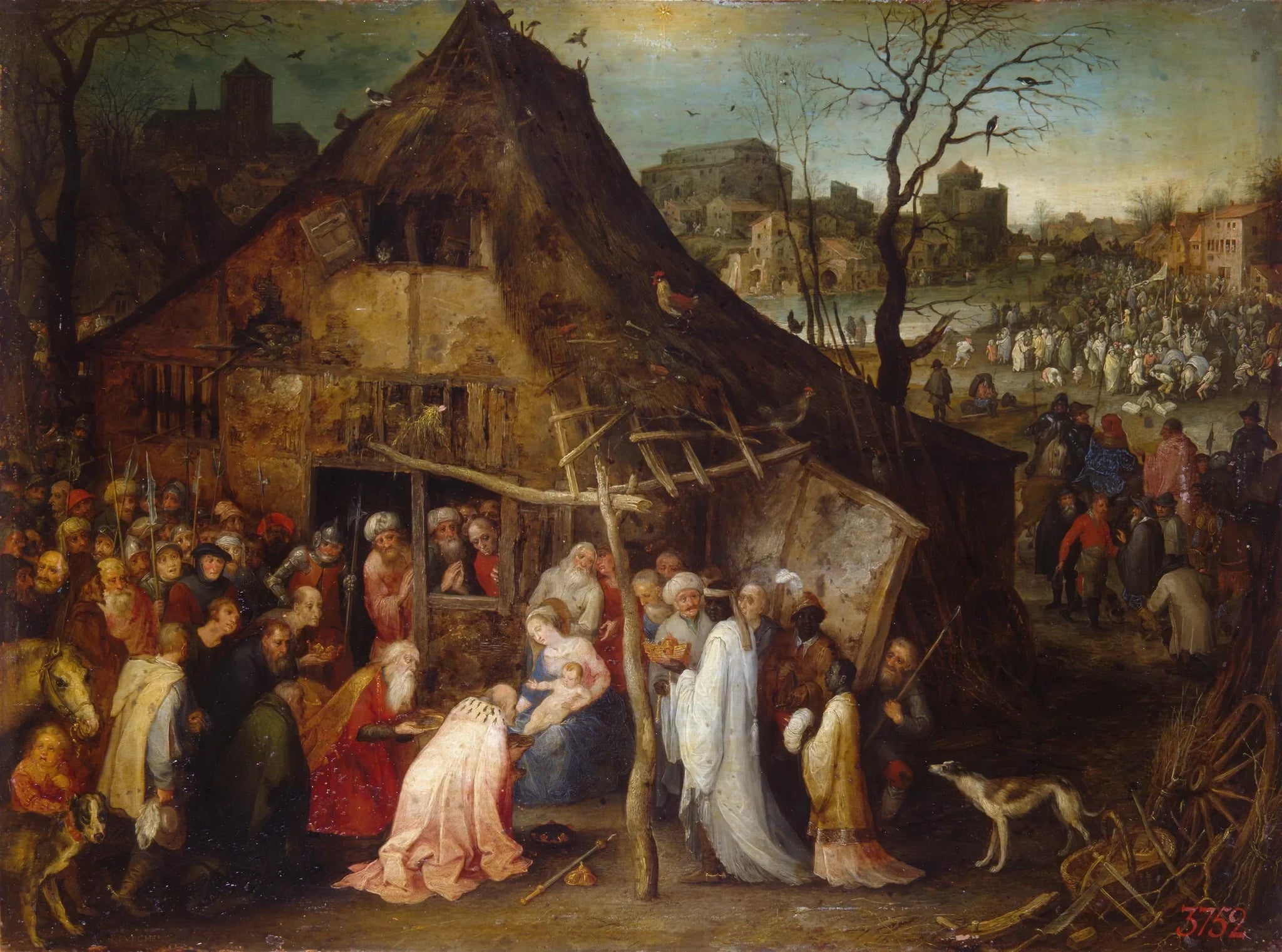 L'Adoration des Rois mages - Jan Brueghel l'Ancien image 1 reproduction de peinture à l’huile
