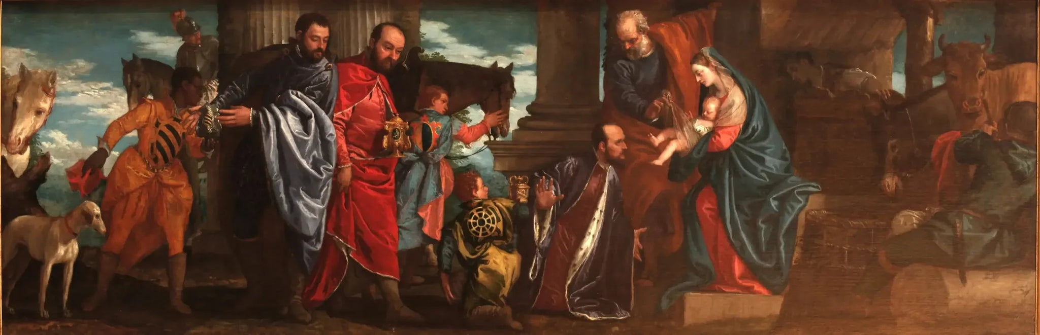 L'Adoration des rois mages - Paul Véronèse image 1 reproduction artisanale de tableau