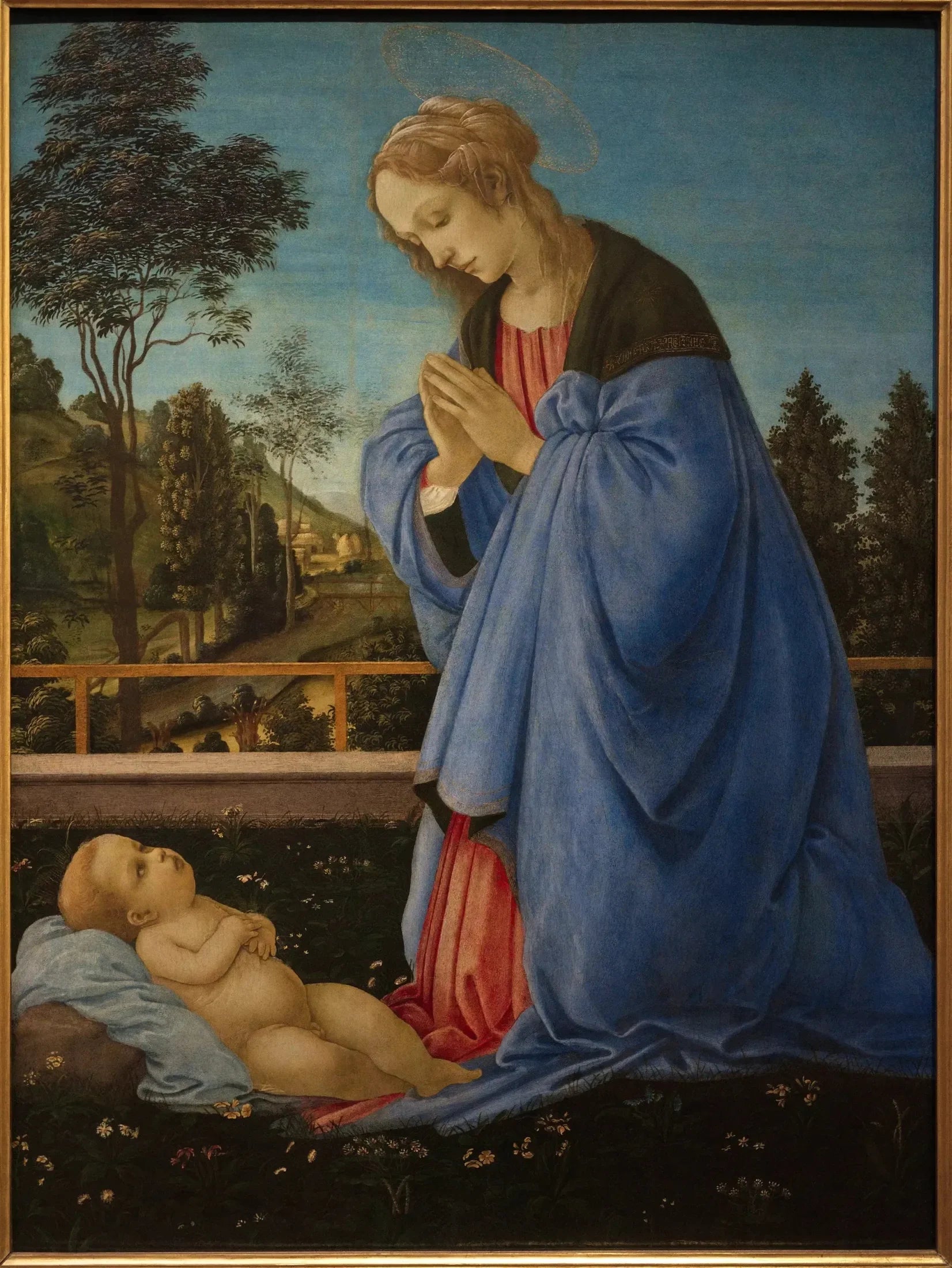 L'Adoration du Christ - Filippino Lippi image 1 tableau peint à l’huile sur toile