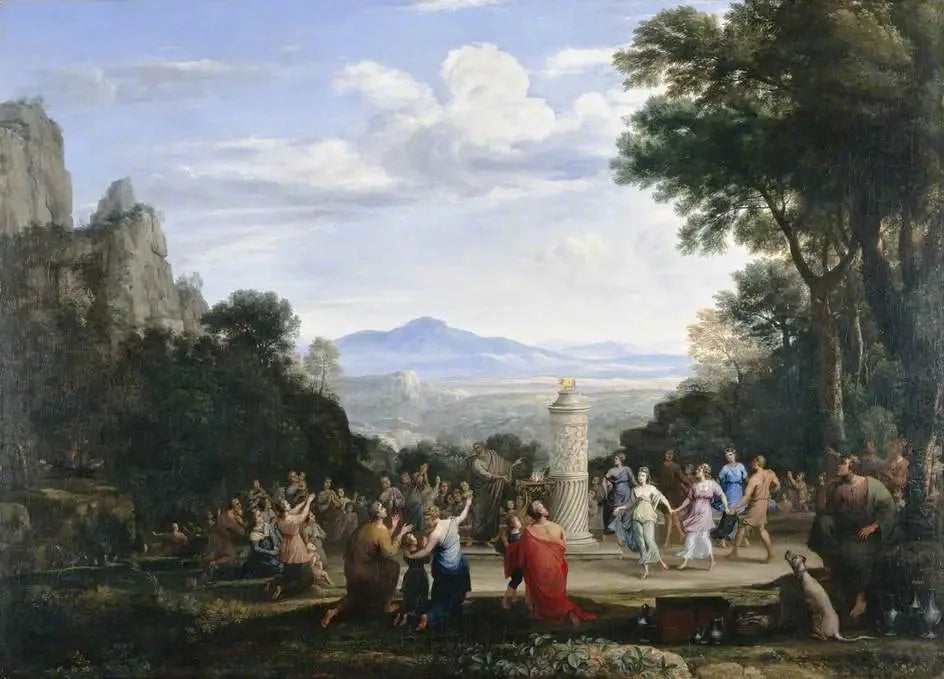 L'Adoration du Veau d'Or - Claude Lorrain image 1 tableau peint à l’huile sur toile