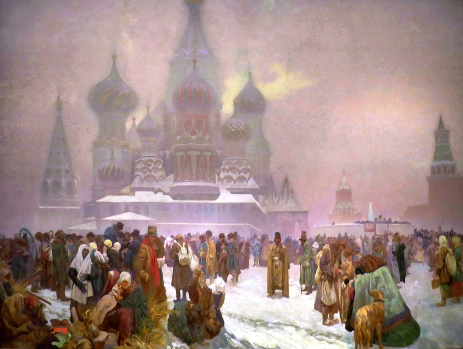 L'affranchissement des paysans russes - Alphonse Mucha