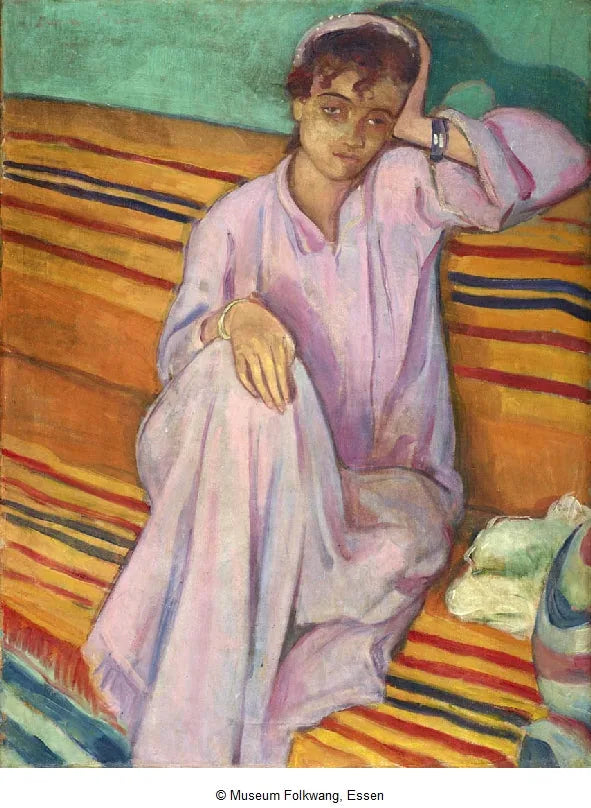L'Africaine - Émile Bernard image 1 copie de tableau peinte à la main