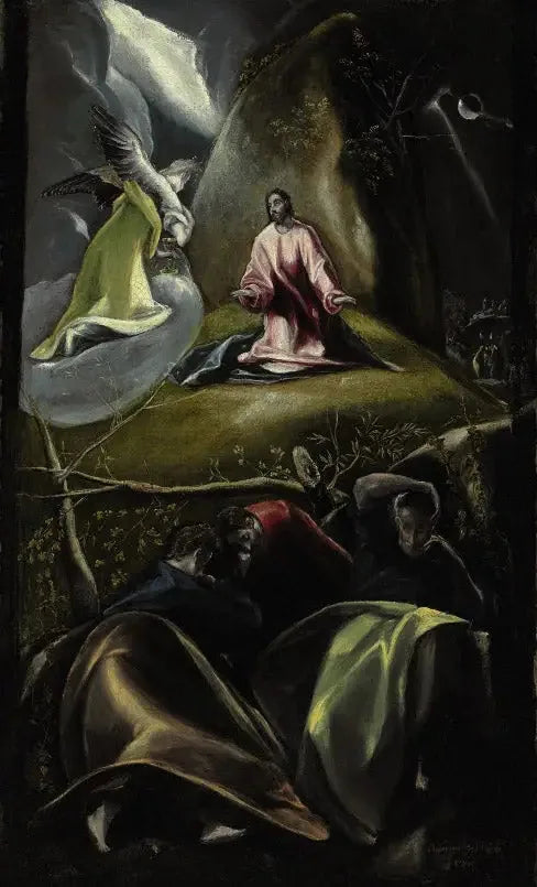 L'Agonie au jardin des oliviers - El Greco image 1 copie de tableau peinte à la main