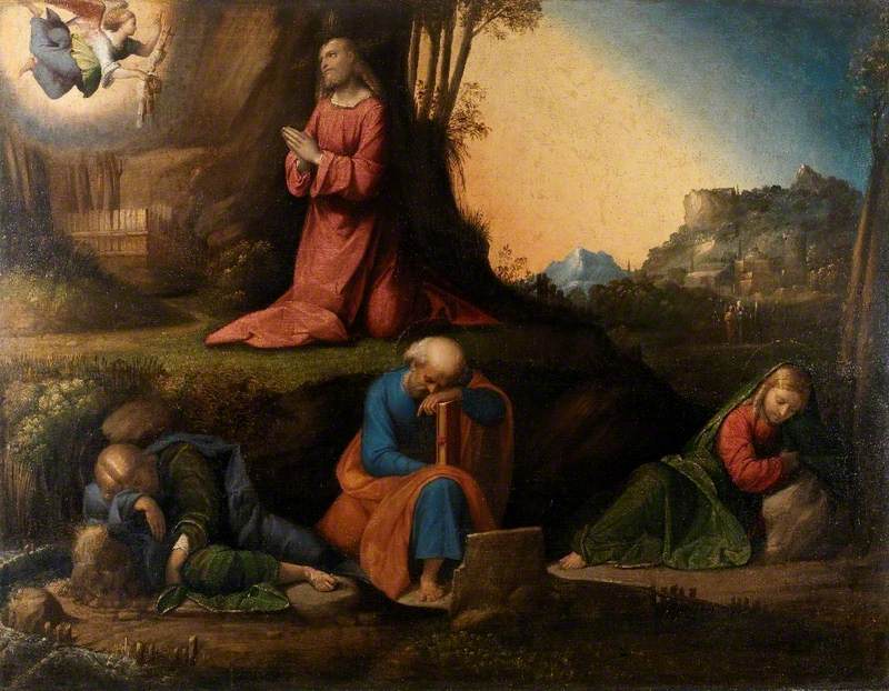 L'agonie dans le jardin - Benvenuto Tisi image 1 reproduction réalisée par Alpha Reproduction