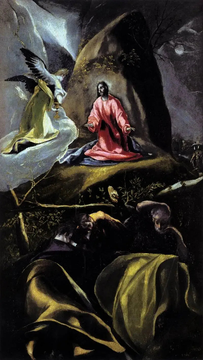 L'Agonie dans le jardin des oliviers. - El Greco image 1 reproduction d’œuvre d’art à l’huile