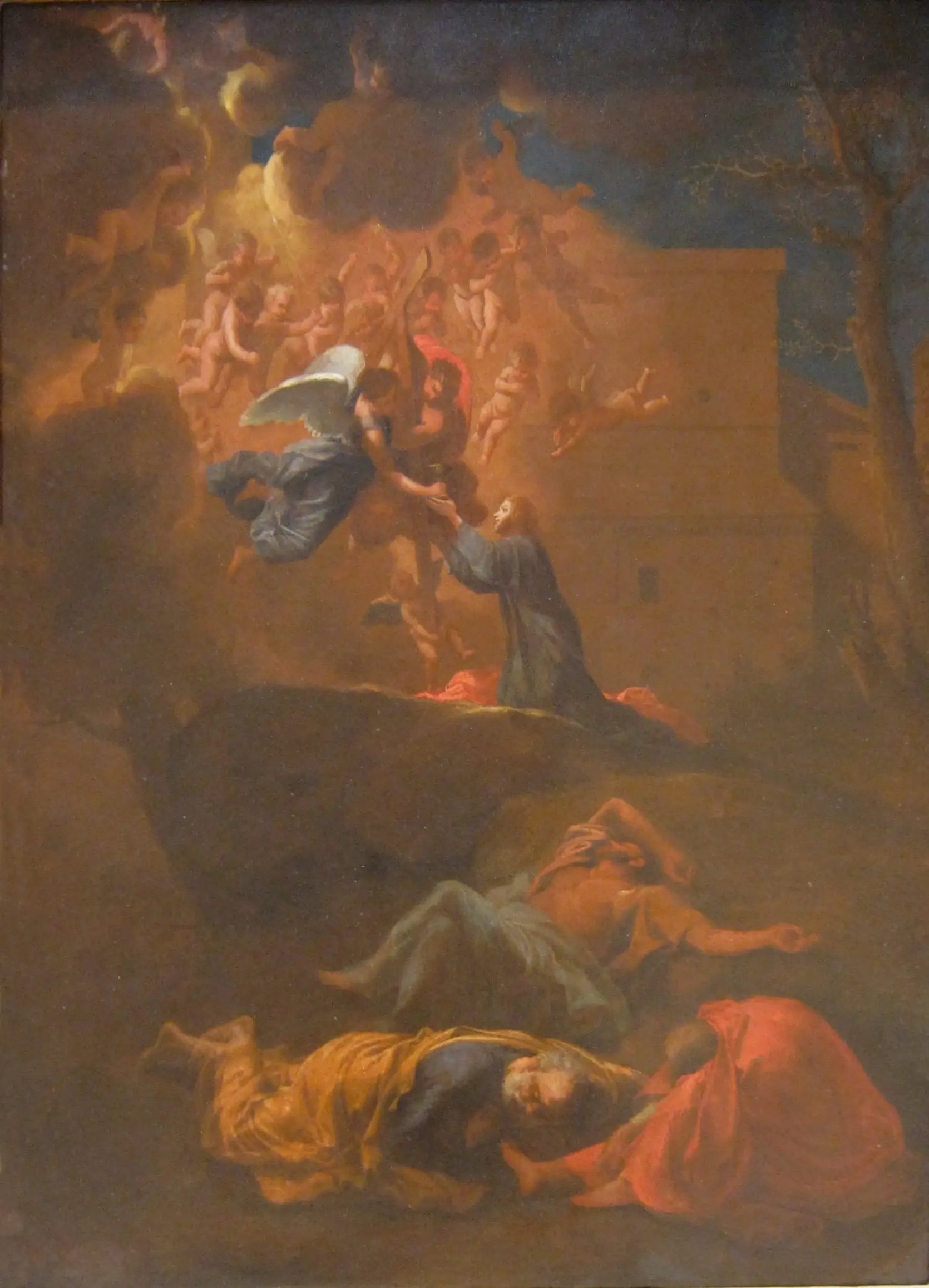 L'Agonie dans le jardin des oliviers - Nicolas Poussin image 1 tableau peint à l’huile sur toile