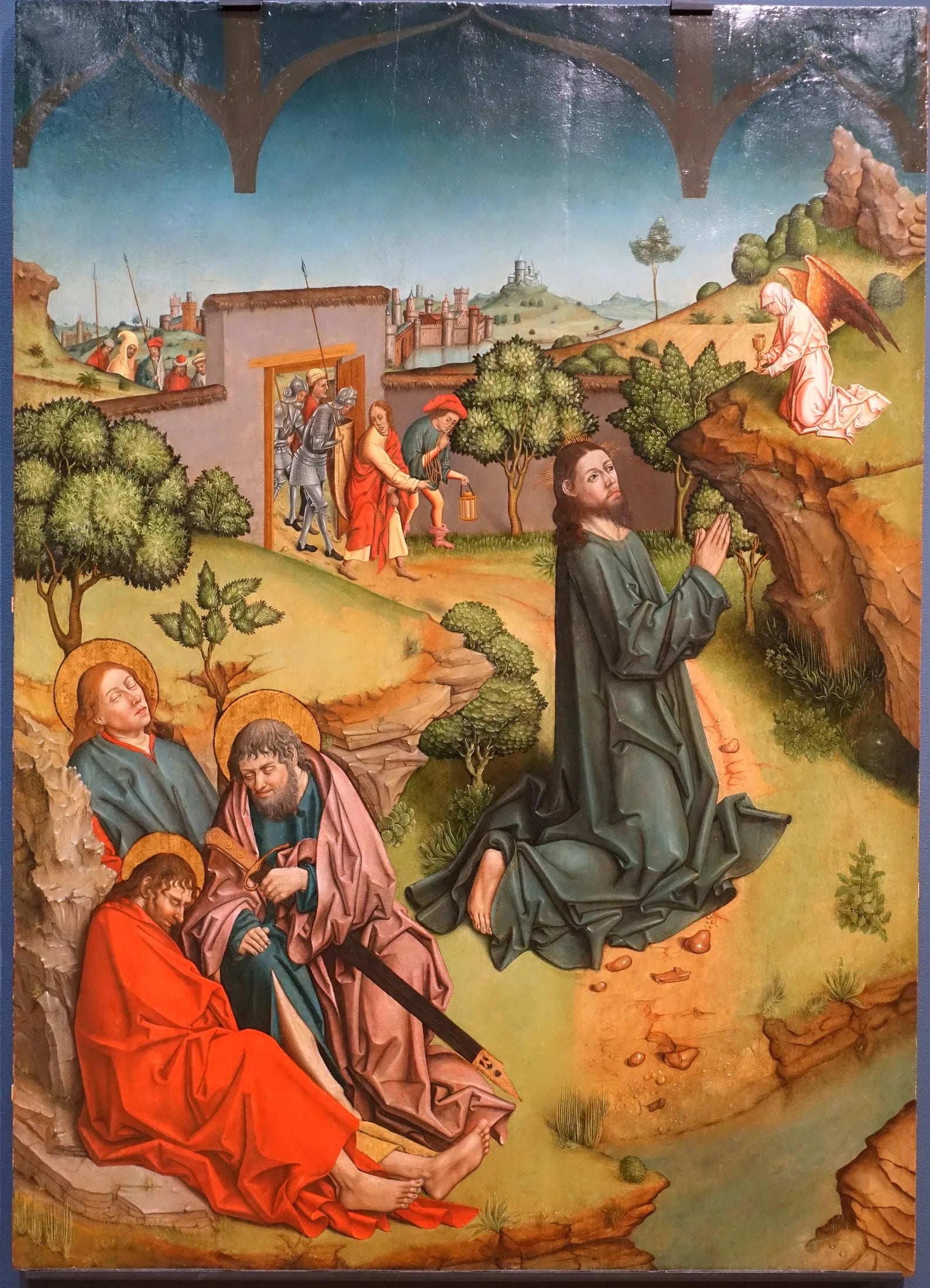 L'agonie dans le jardin - Fernando Gallego image 1 reproduction artisanale de tableau