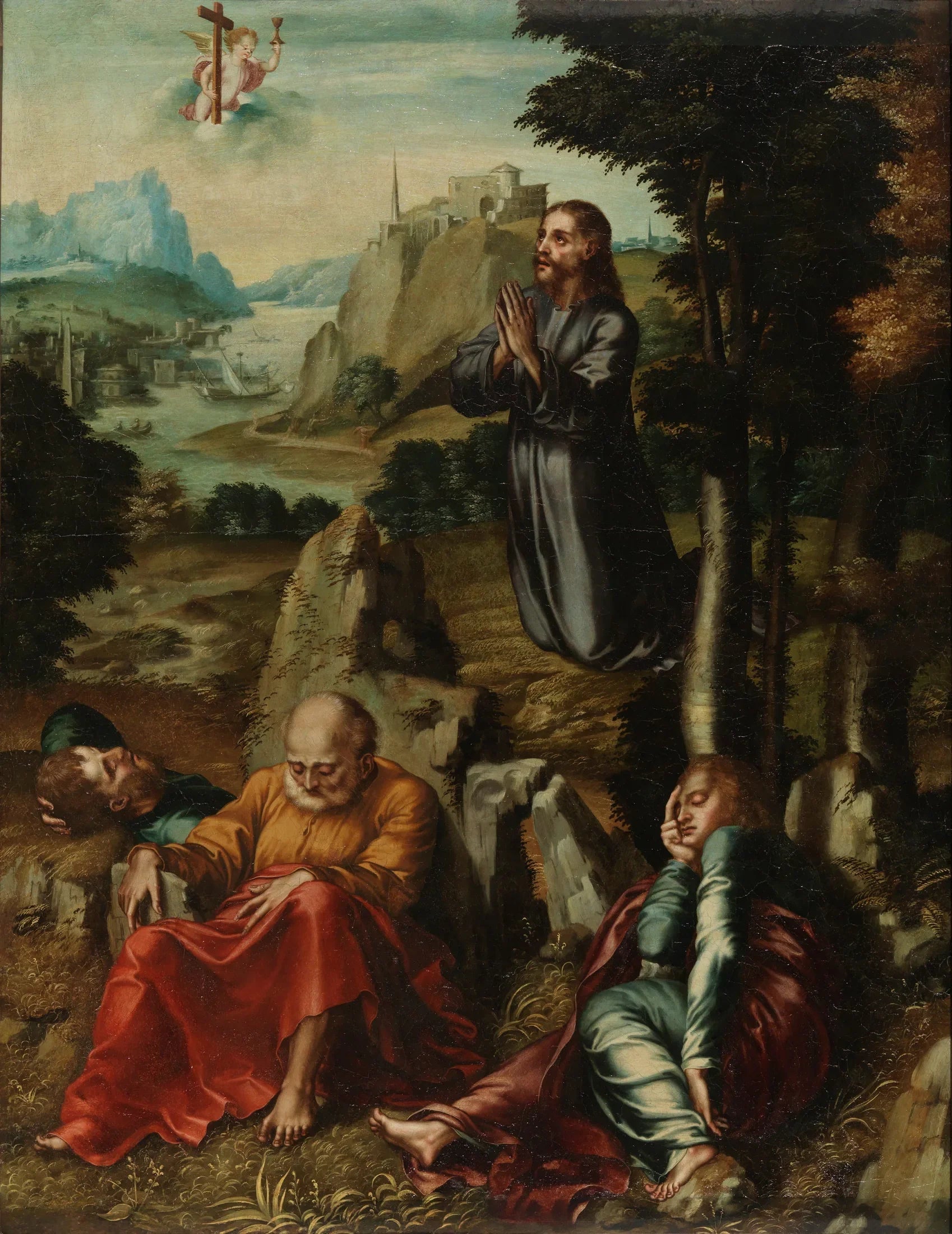 L'agonie dans le jardin - Luis de Morales image 1 reproduction artisanale de tableau
