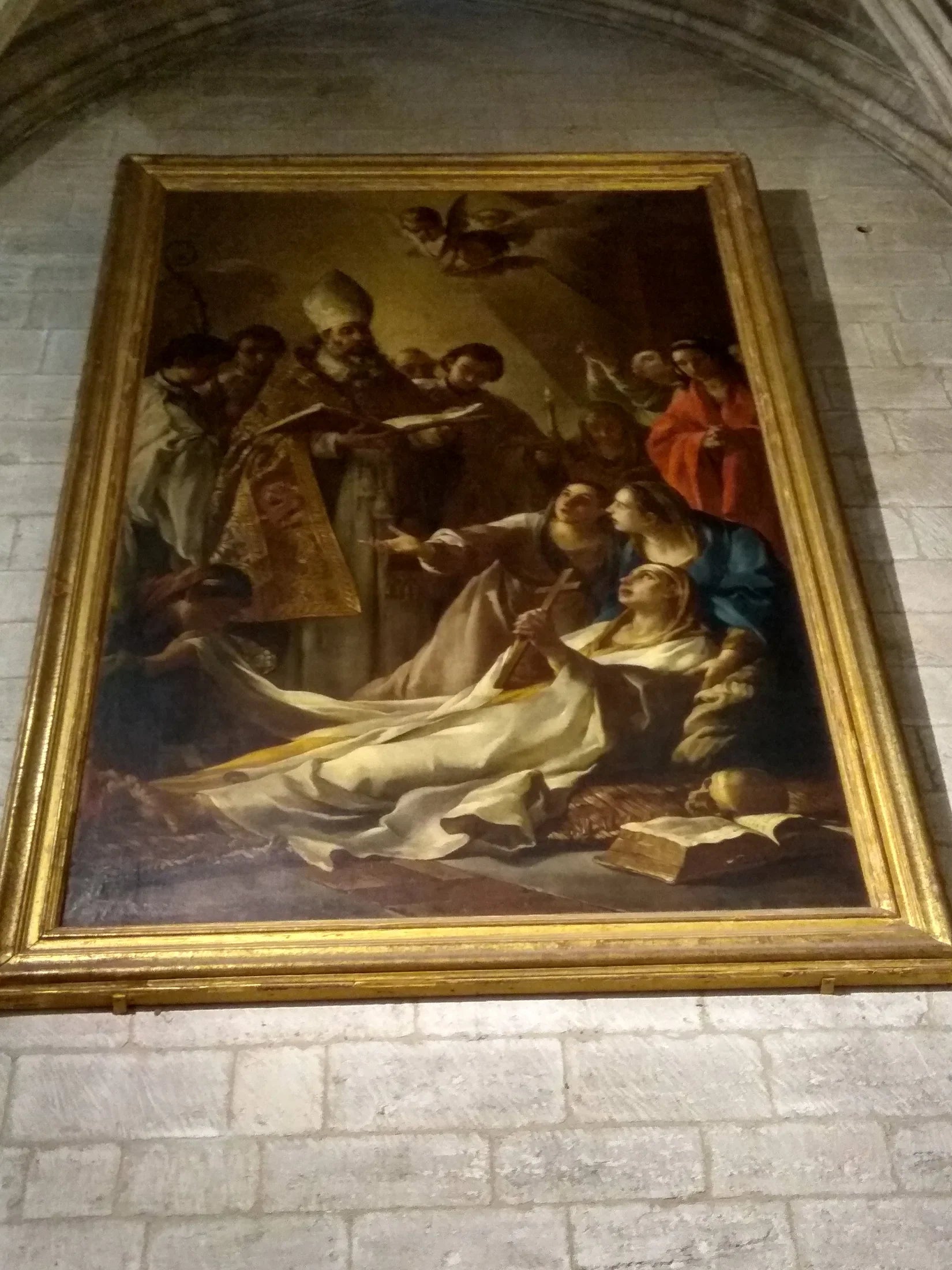 l'Agonie de sainte Marthe - Joseph-Marie Vien image 1 reproduction réalisée par Alpha Reproduction