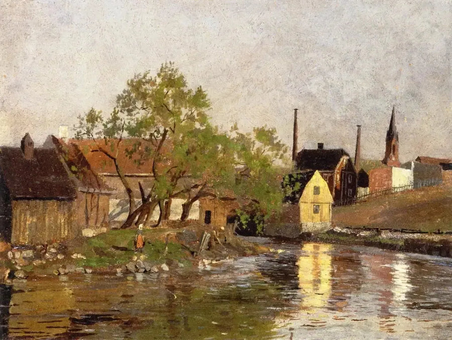 L'Akerselva - Edvard Munch