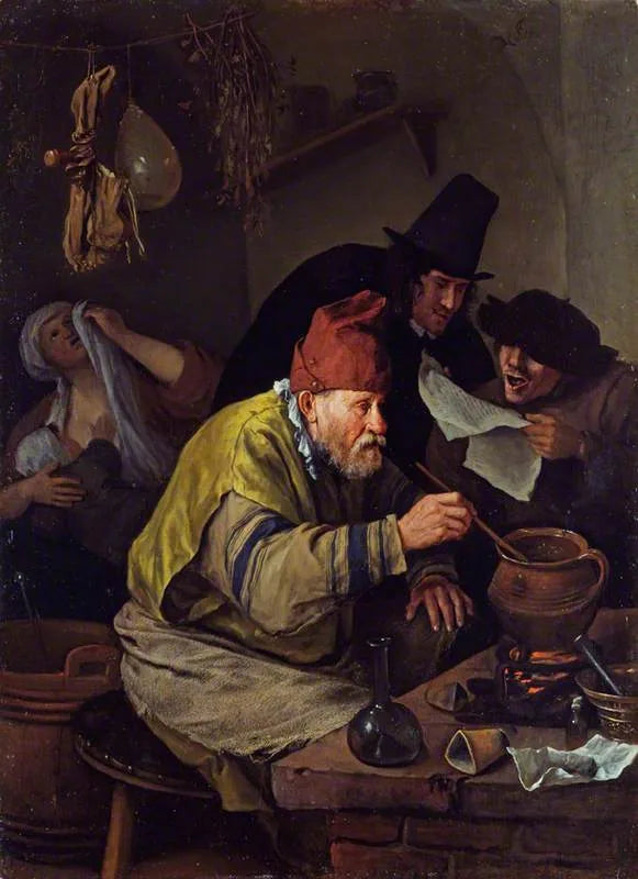 L'alchimiste du village - Jan Steen image 1 reproduction d’œuvre d’art à l’huile