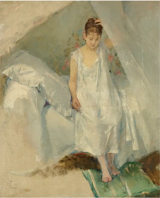 L'Alcôve - Eva Gonzalès image 1 reproduction artisanale de tableau
