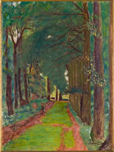 L'Allée d'arbres - Pierre Bonnard