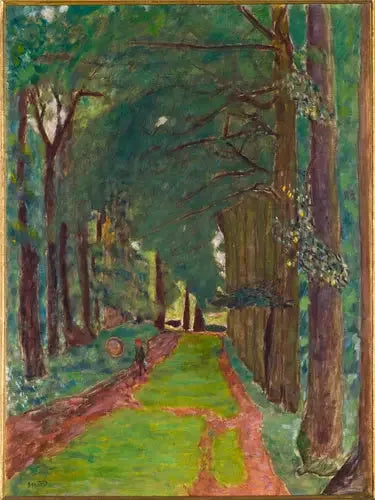L'Allée d'arbres - Pierre Bonnard