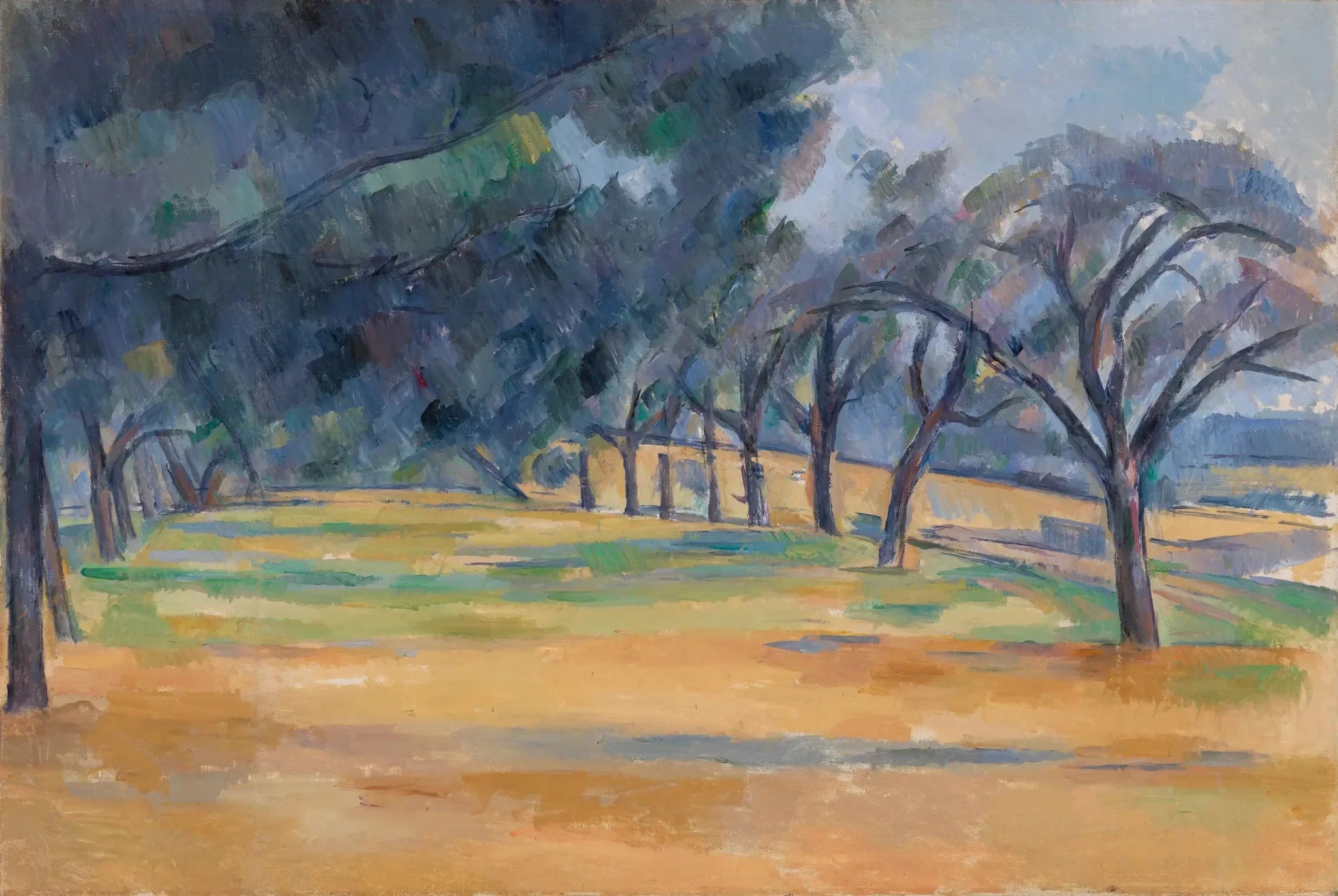 L'Allée de Marines - Paul Cézanne image 1 reproduction de peinture à l’huile