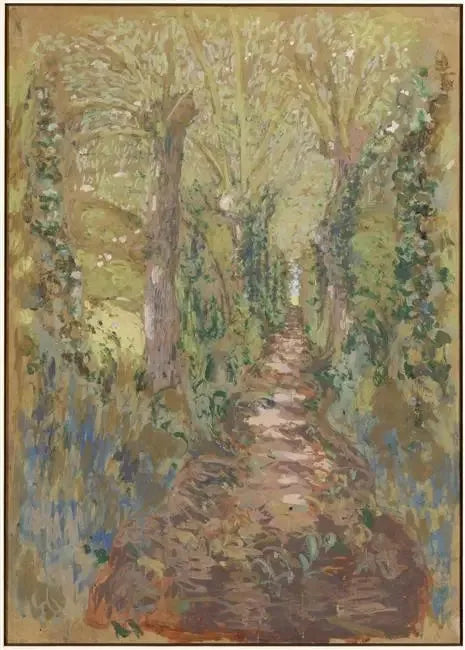 L'Allée en sous-bois, Amfreville - Édouard Vuillard