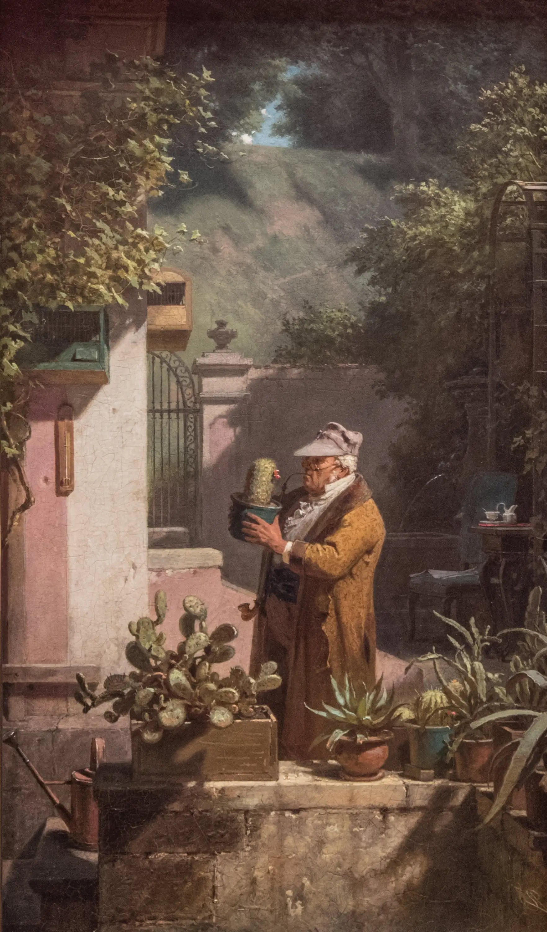 L'amateur de cactus - Carl Spitzweg image 1 tableau peint à l’huile sur toile