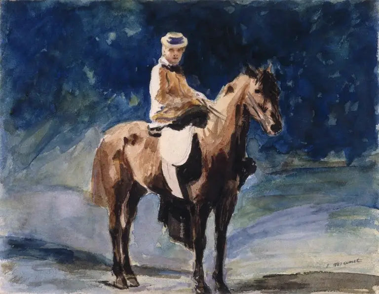 L'Amazone - Édouard Manet image 1 reproduction de peinture à l’huile