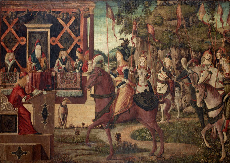 L'Ambassade qu'Hippolyte, la reine des Amazones envoie à Thésée, roi d'Athènes - Vittore Carpaccio