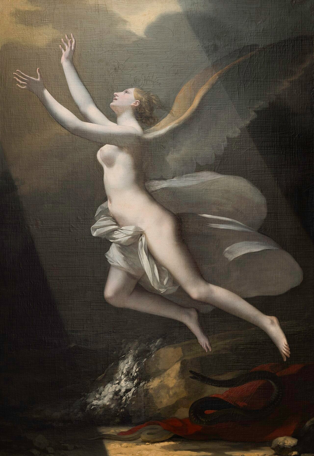L'Âme brisant les liens qui l'attachent à la terre - Pierre-Paul Prud'hon image 1 reproduction réalisée par Alpha Reproduction