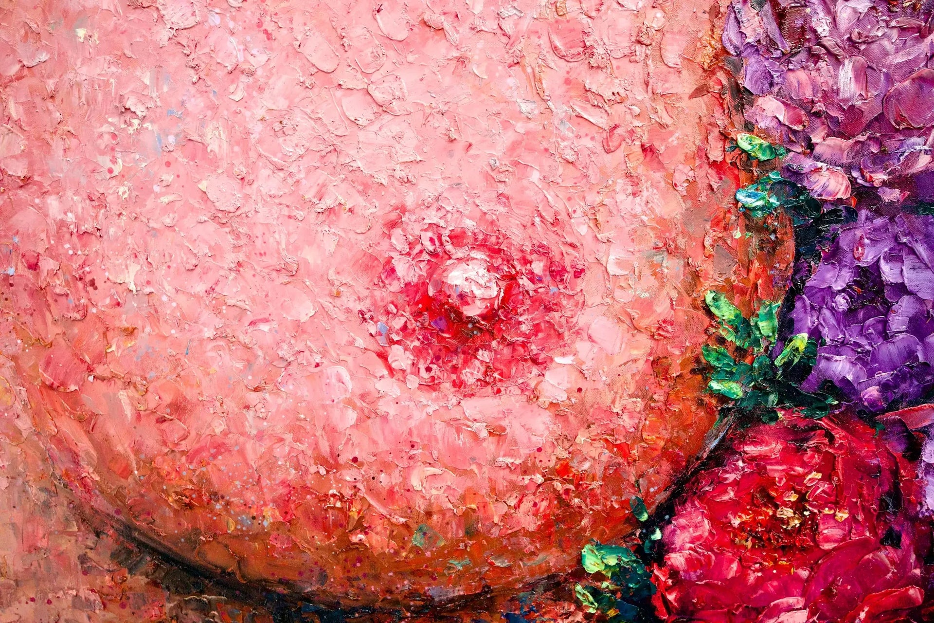 L'amour en Fleurs | 200 x 200 cm image 16 reproduction de peinture à l’huile
