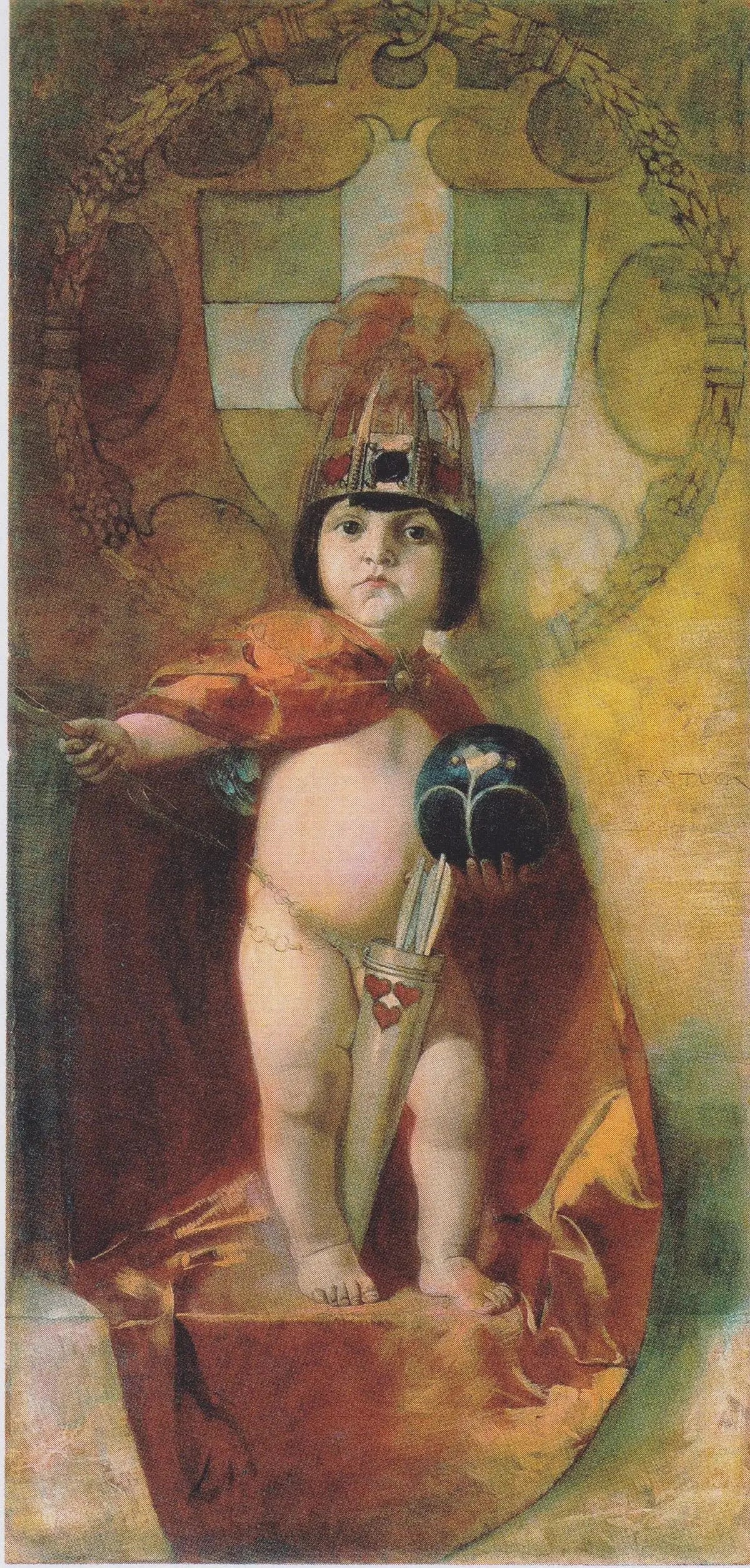 L'amour est l'empereur - Franz von Stuck image 1 reproduction d’œuvre d’art à l’huile